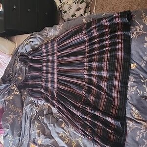 Tribal maxi dress. Cotton linen blend